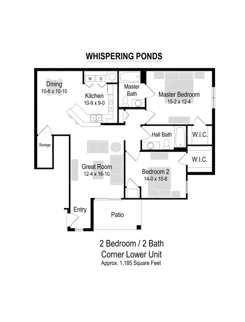 Pewaukee Apartment: 1830 Meadow Lane, Suite A