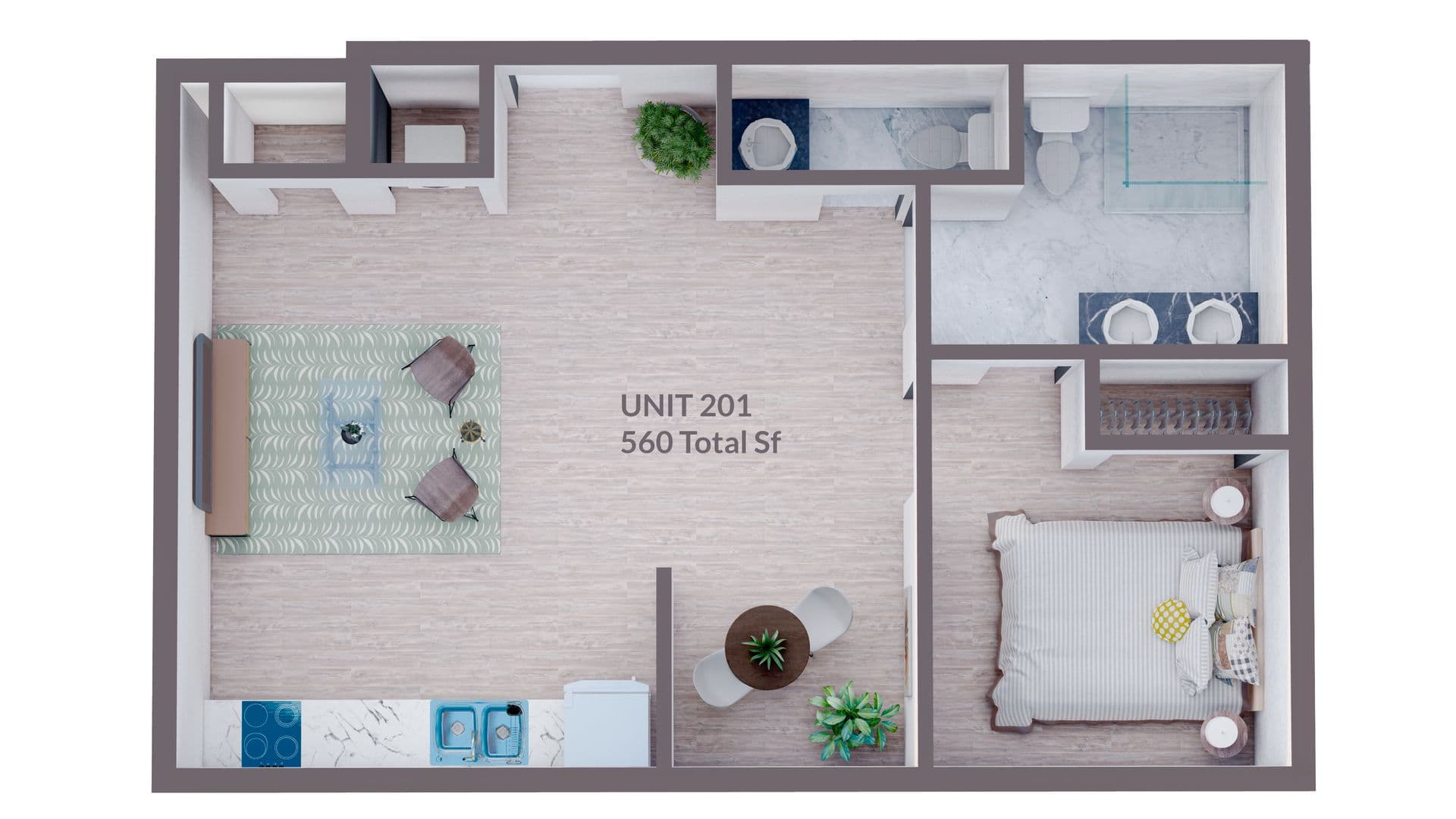 Washington Apartment: 1417 Belmont St NW