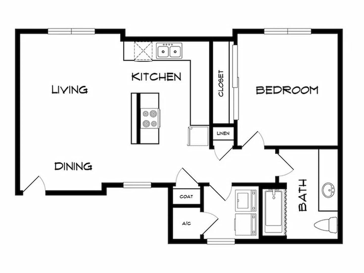 Ennis Apartment: 1101 Biloxi Drive