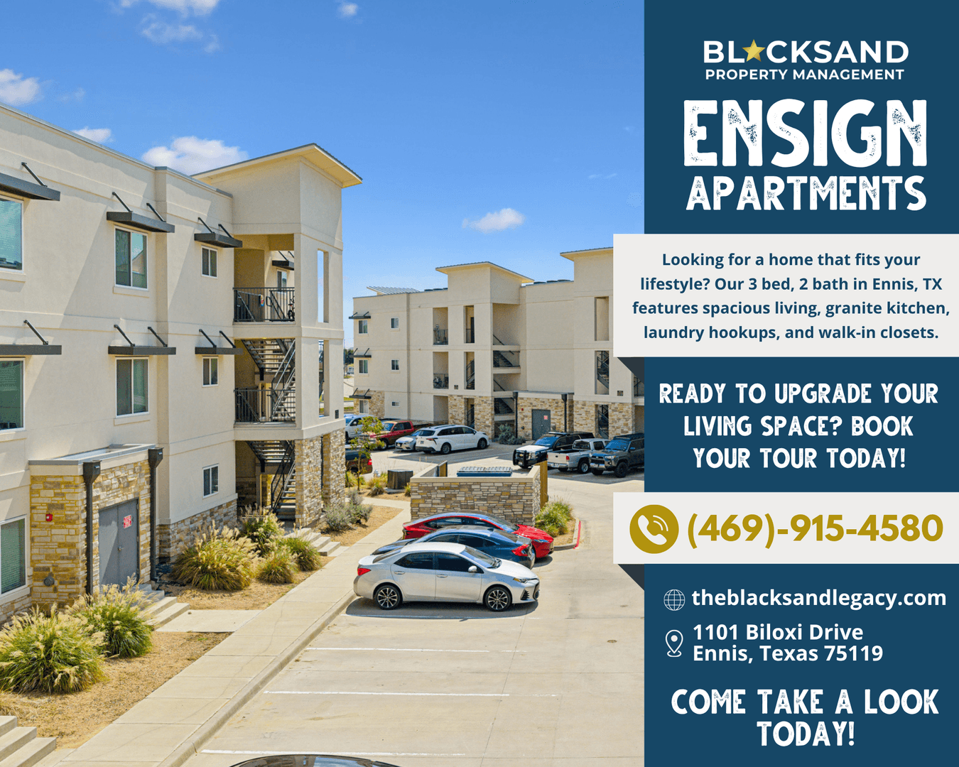 Ennis Apartment: 1101 Biloxi Drive