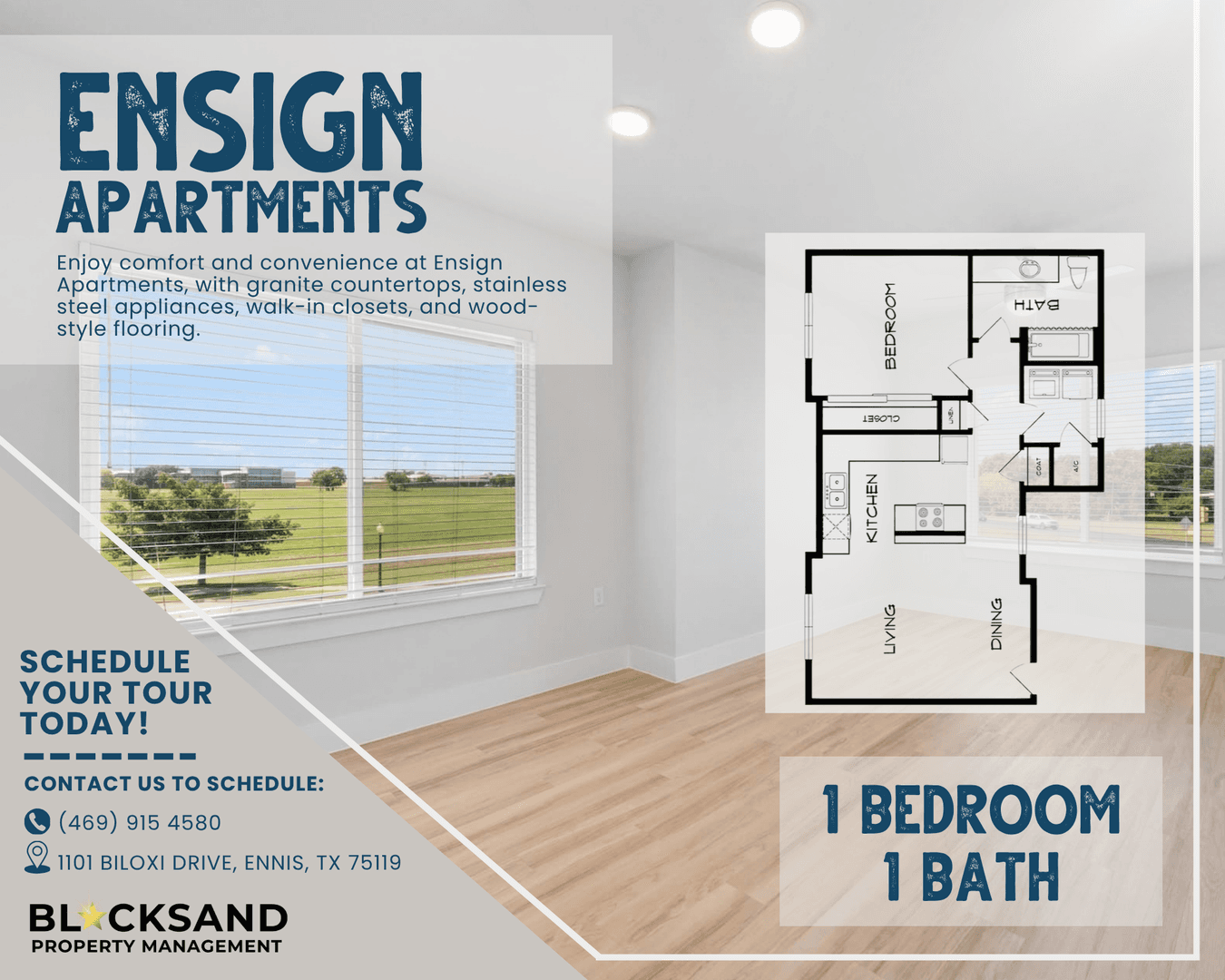 Ennis Apartment: 1101 Biloxi Drive