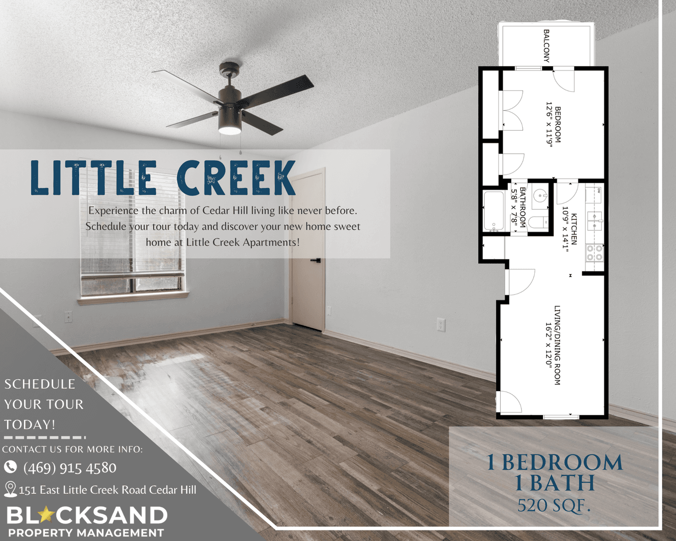 Cedar Hill Apartment: 151 East Little Creek Road
