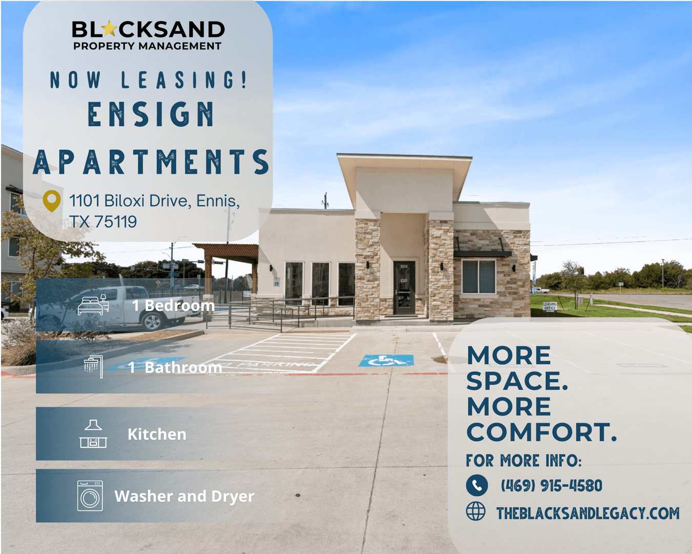 Ennis Apartment: 1101 Biloxi Drive