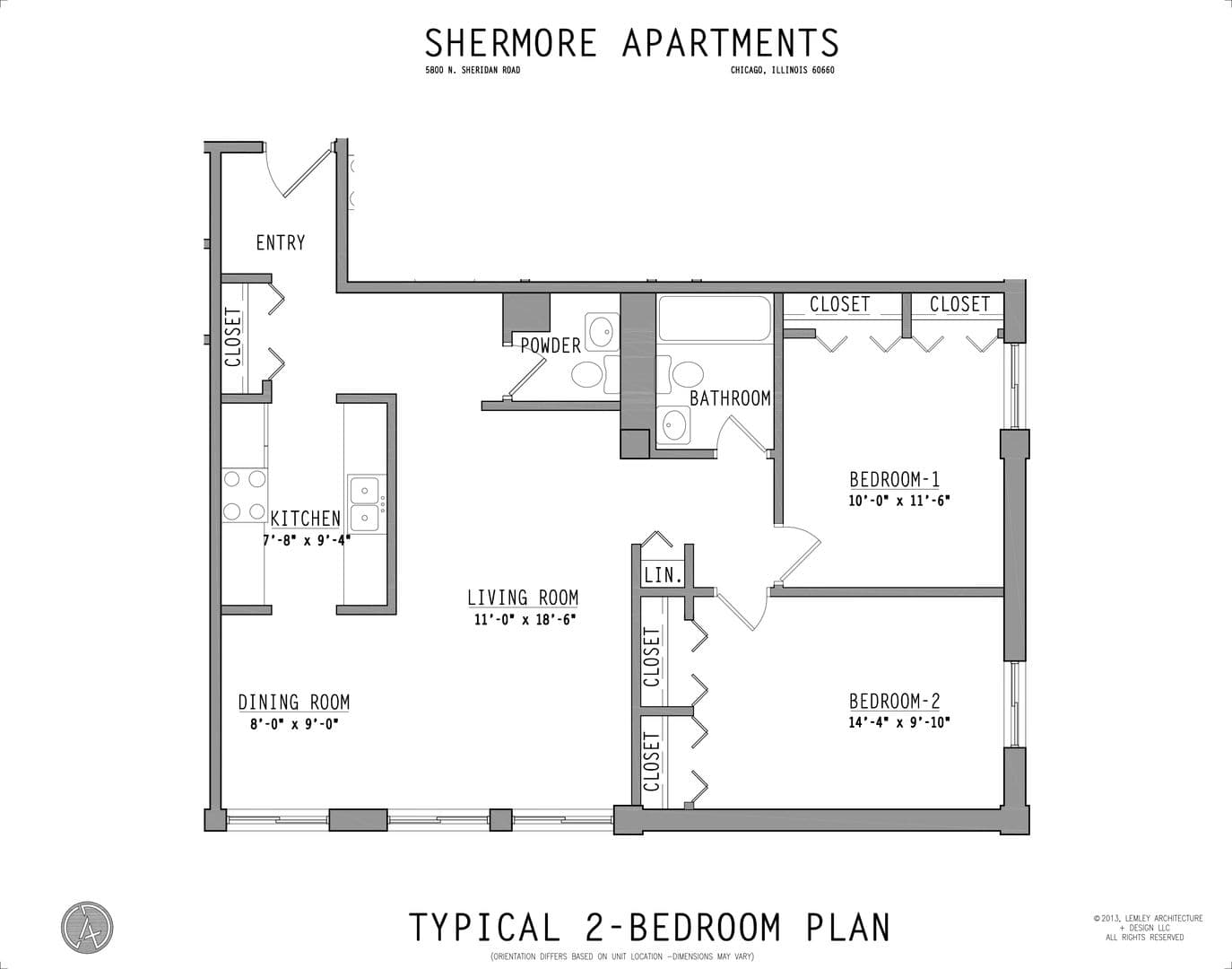 Chicago Apartment: 5800 N Sheridan Rd