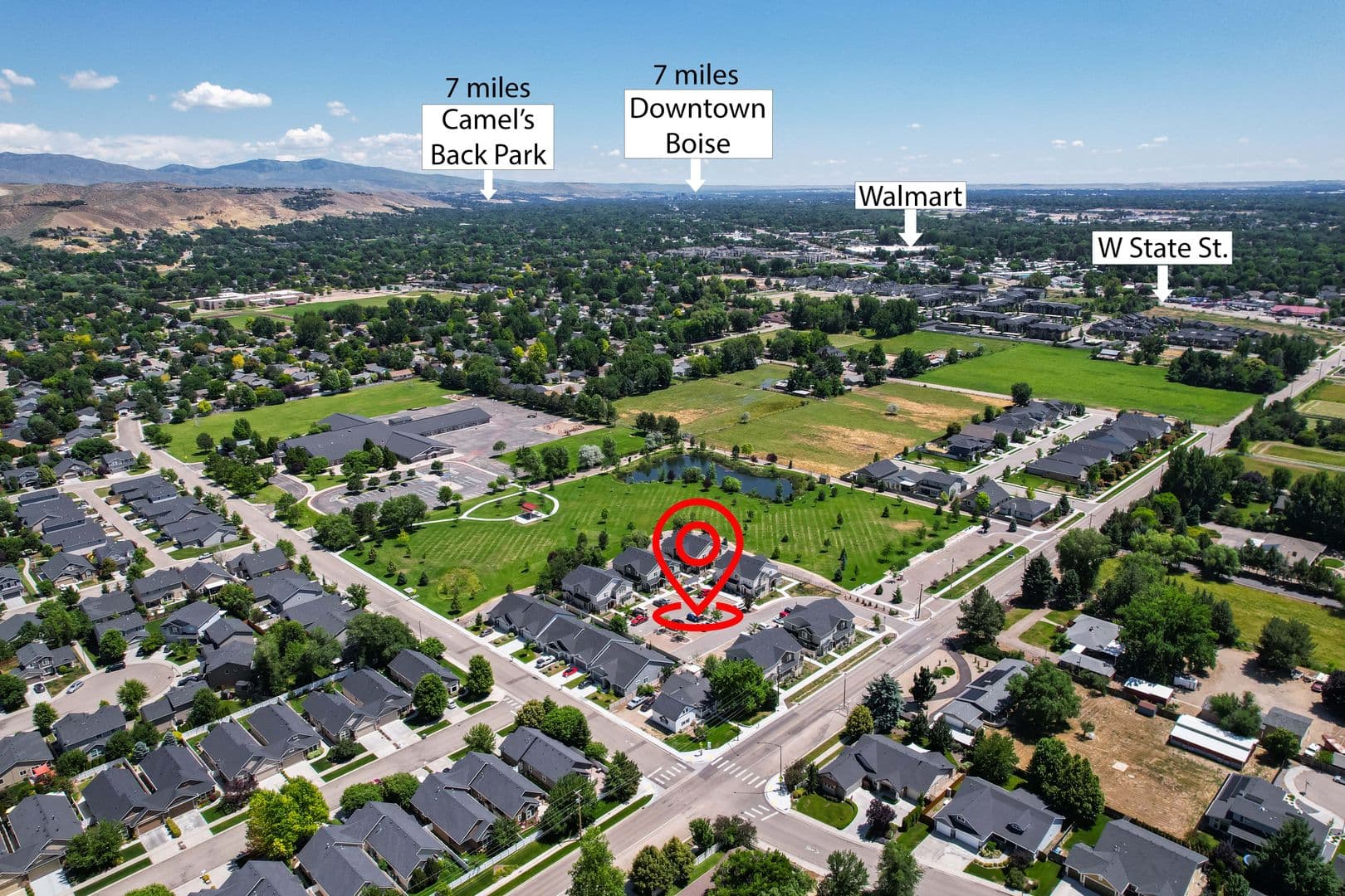 Garden City Townhome: 7344 N Lucy Rose Ln
