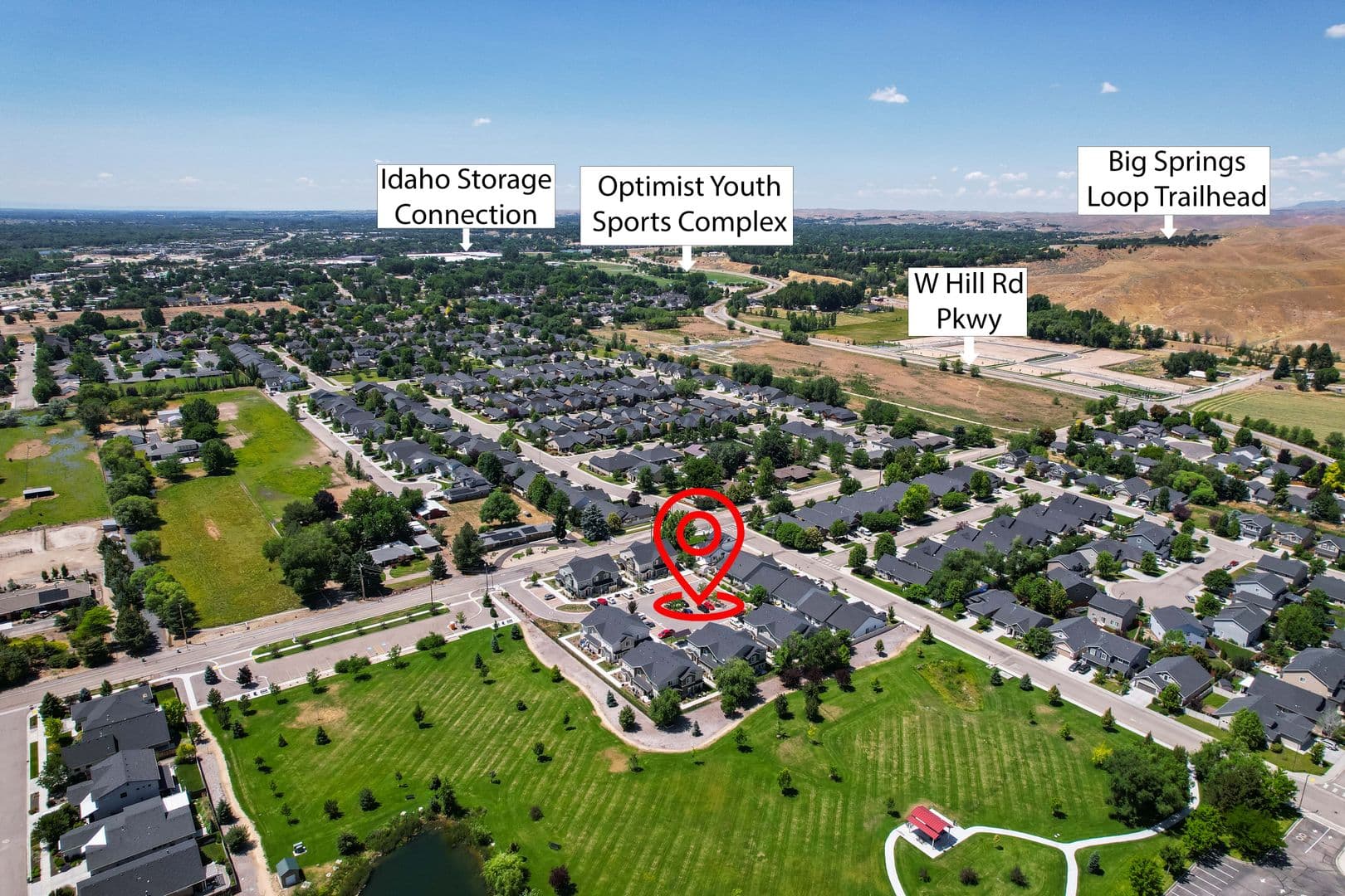 Garden City Townhome: 7344 N Lucy Rose Ln