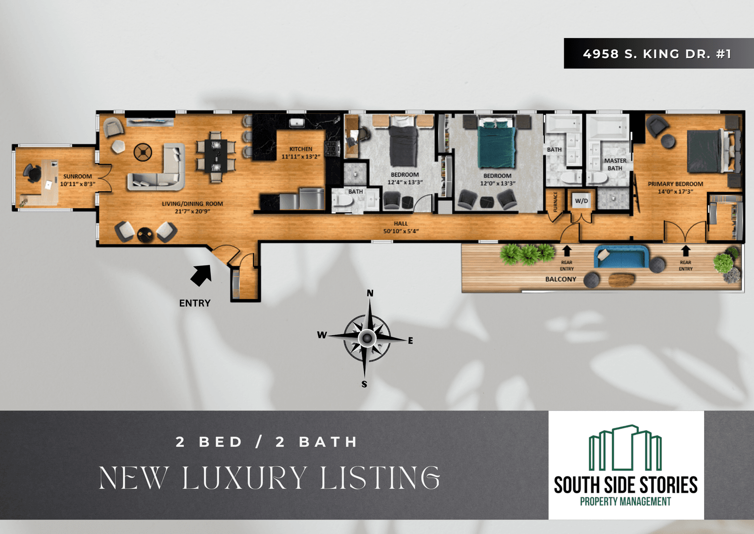 Chicago Apartment: 4954-58 S King Drive