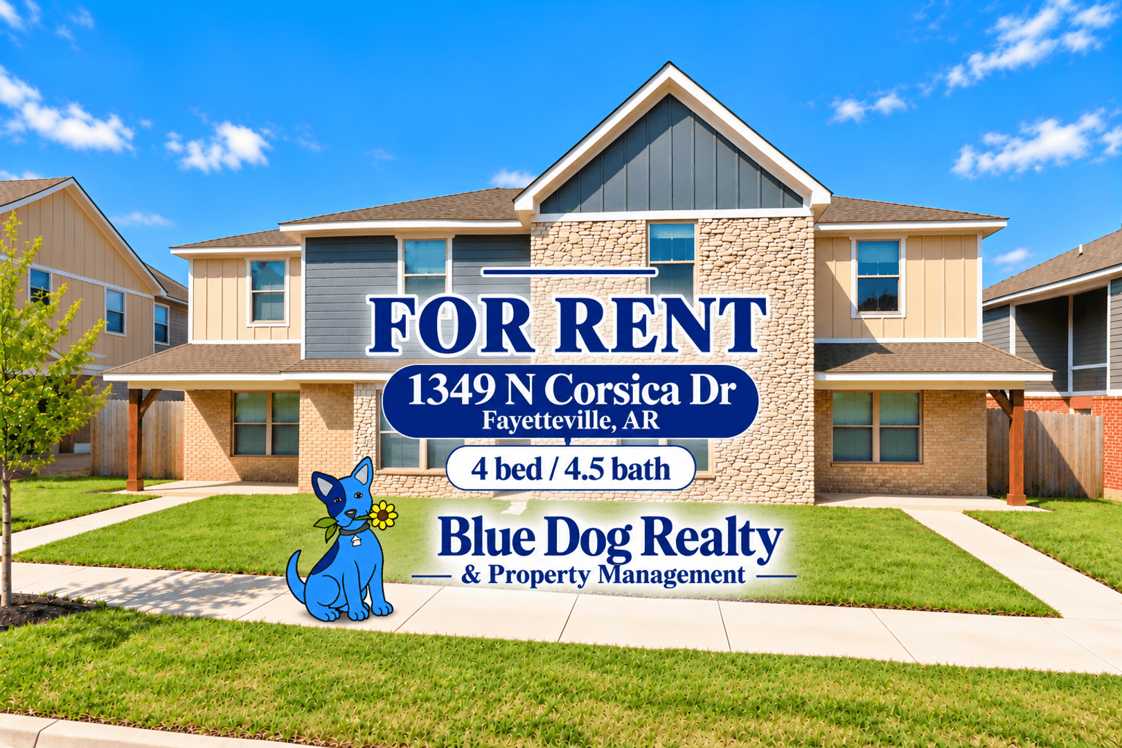 Fayetteville House: 1349 N Corsica Drive