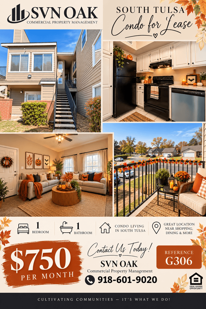 Tulsa Condo: 6639 S Victor G #306
