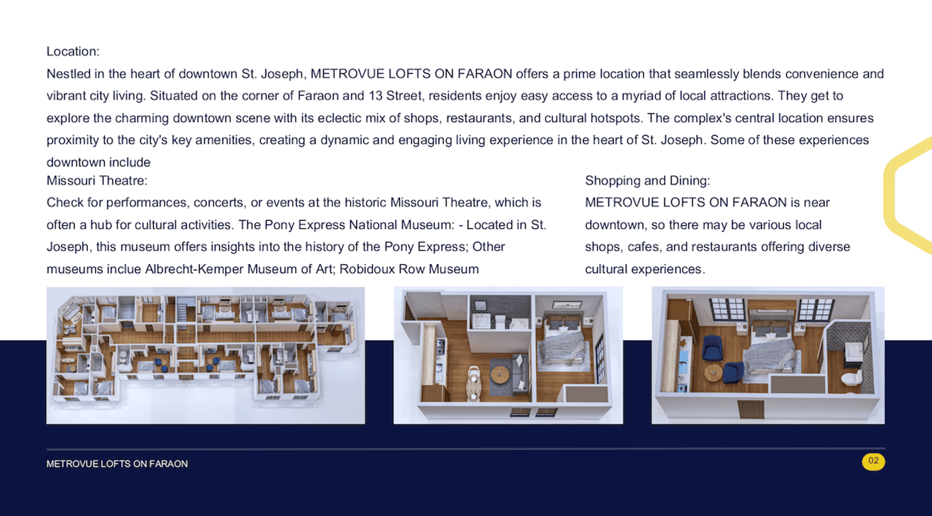 St. Joseph Apartment: 1302 Faraon St.