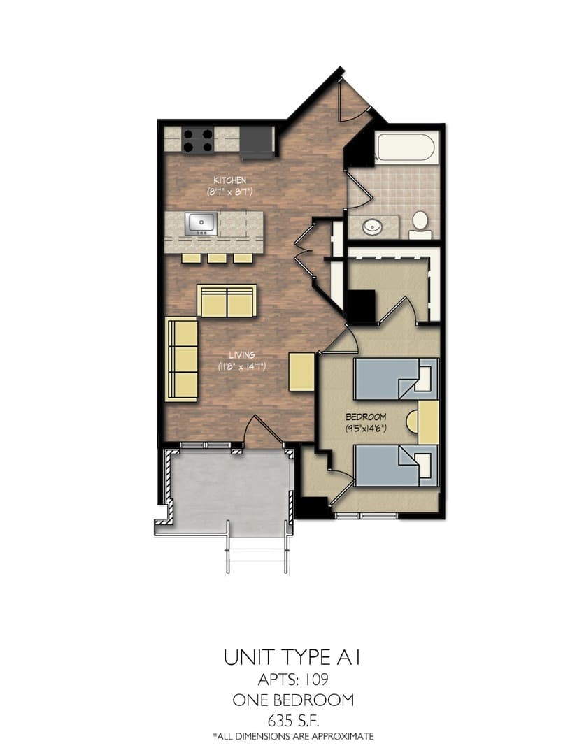 Madison Apartment: 210-212 N. Bassett St.