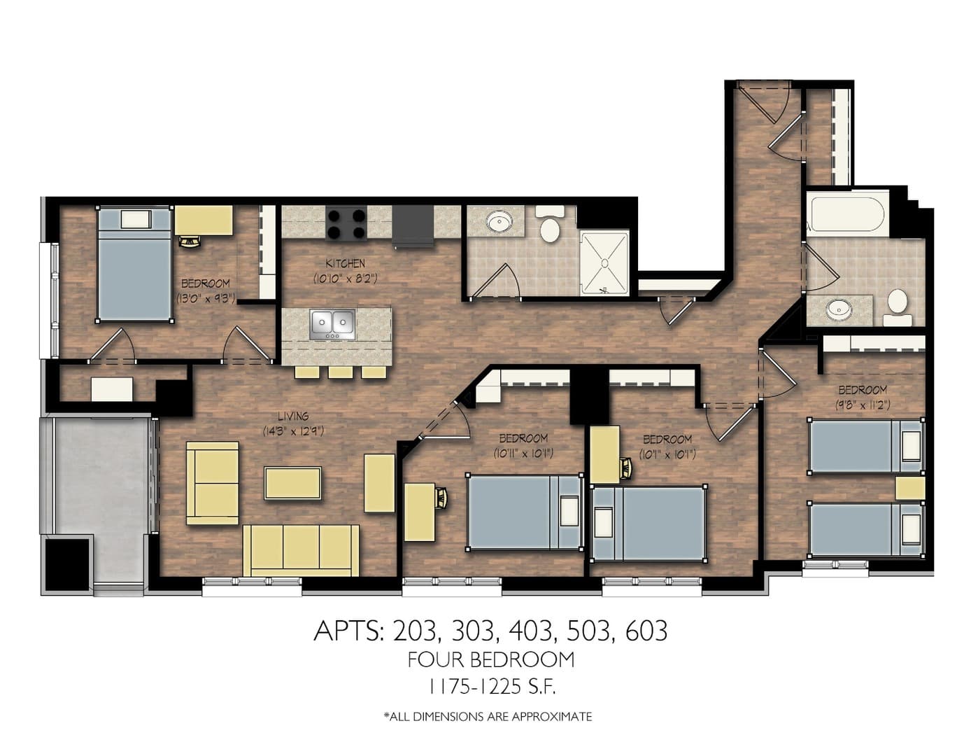 Madison Apartment: 313 N Frances St.