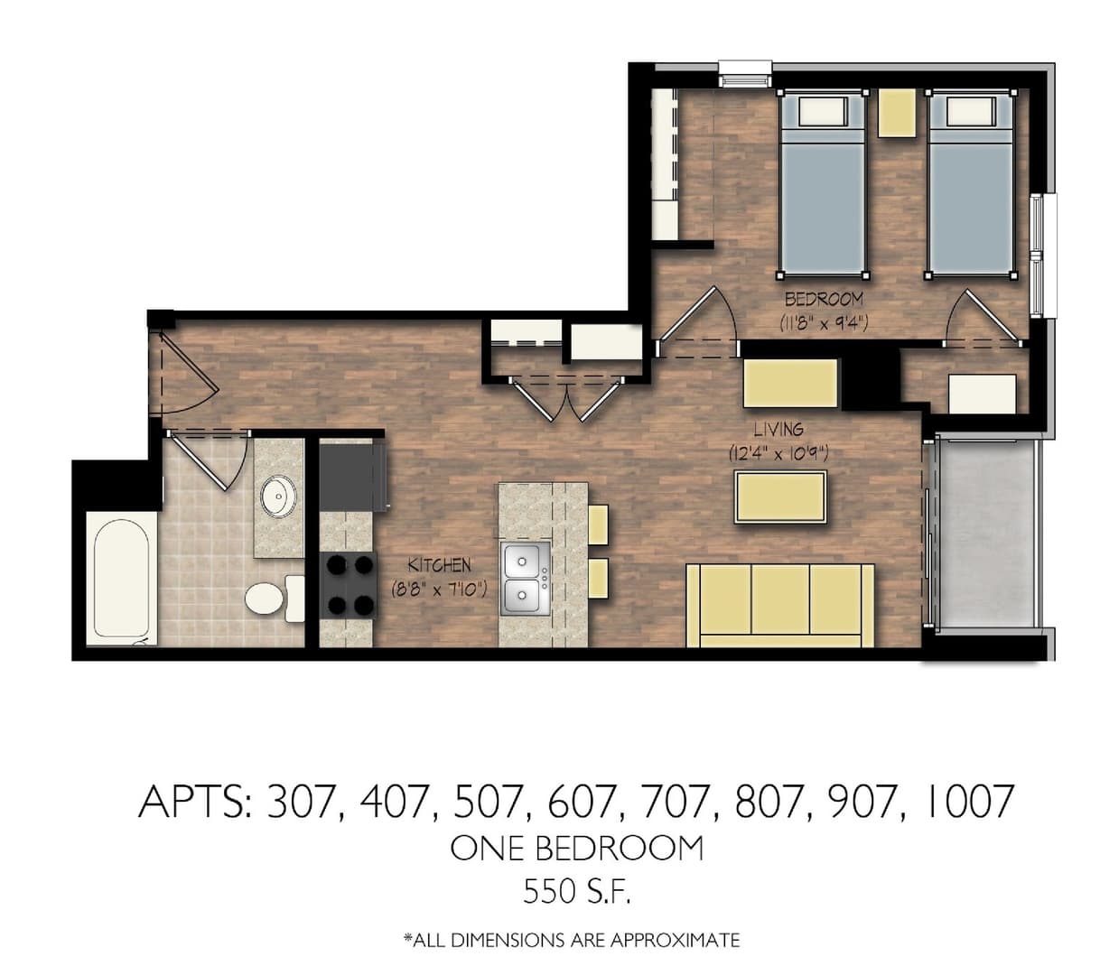 Madison Apartment: 313 N Frances St.