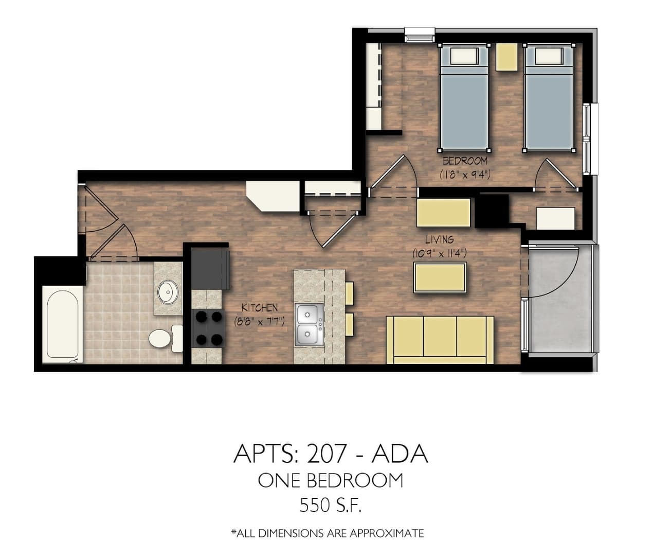 Madison Apartment: 313 N Frances St.