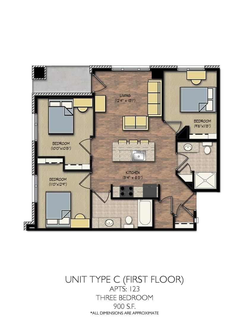 Madison Apartment: 210-212 N. Bassett St.