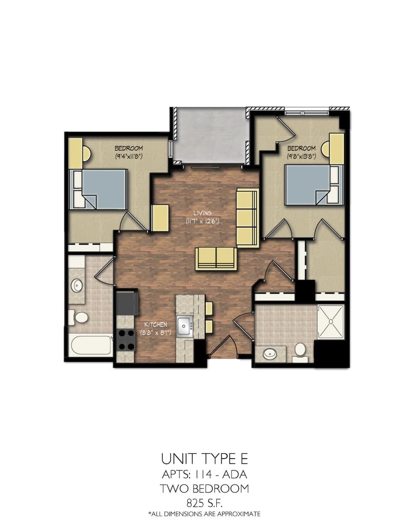 Madison Apartment: 210-212 N. Bassett St.