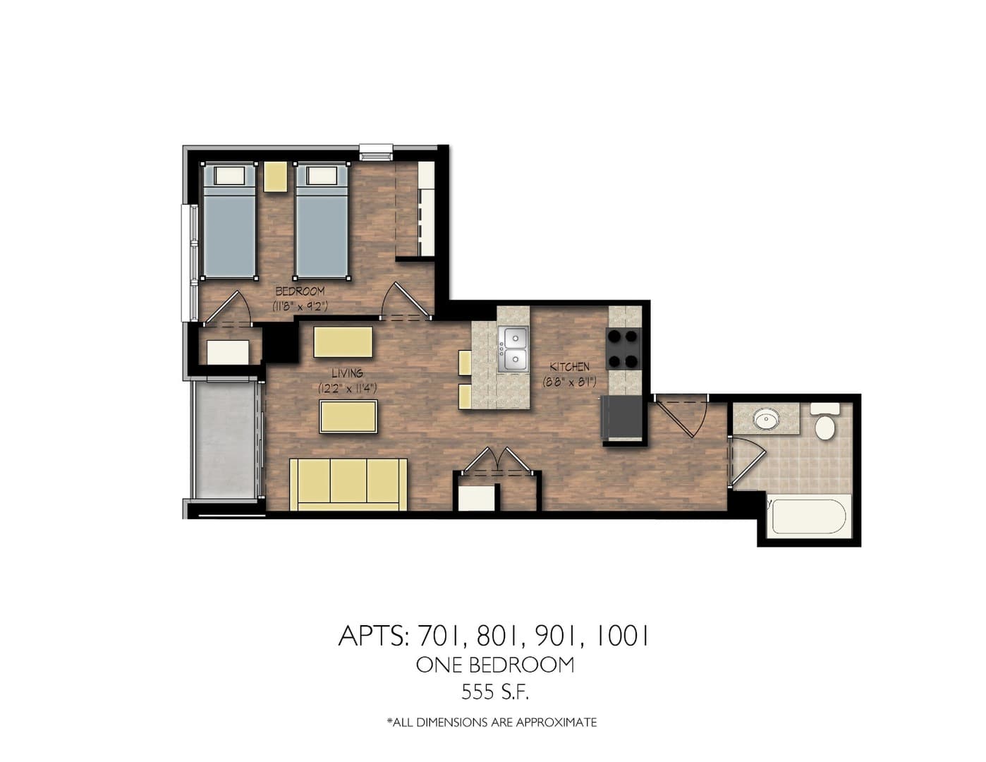 Madison Apartment: 313 N Frances St.