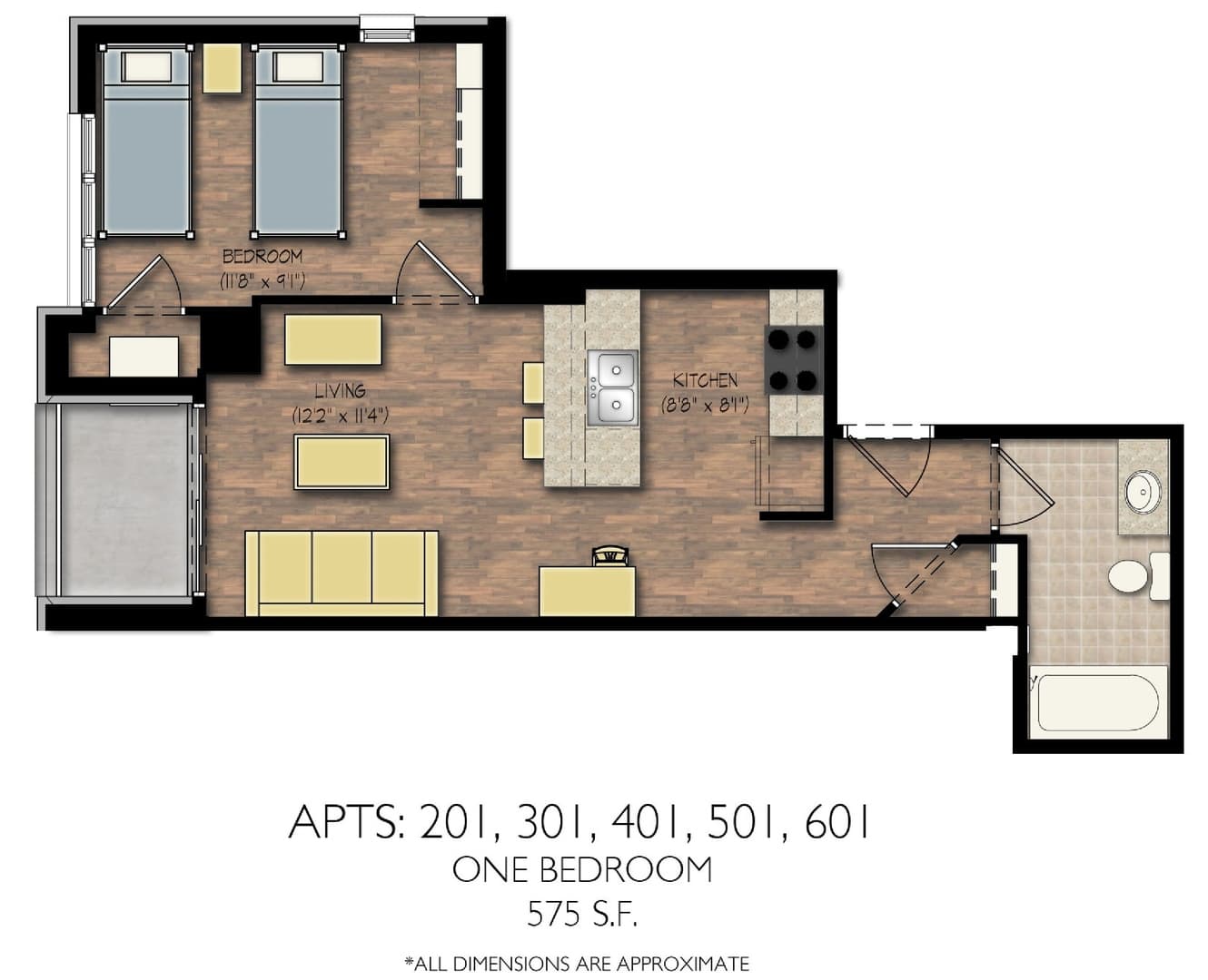 Madison Apartment: 313 N Frances St.