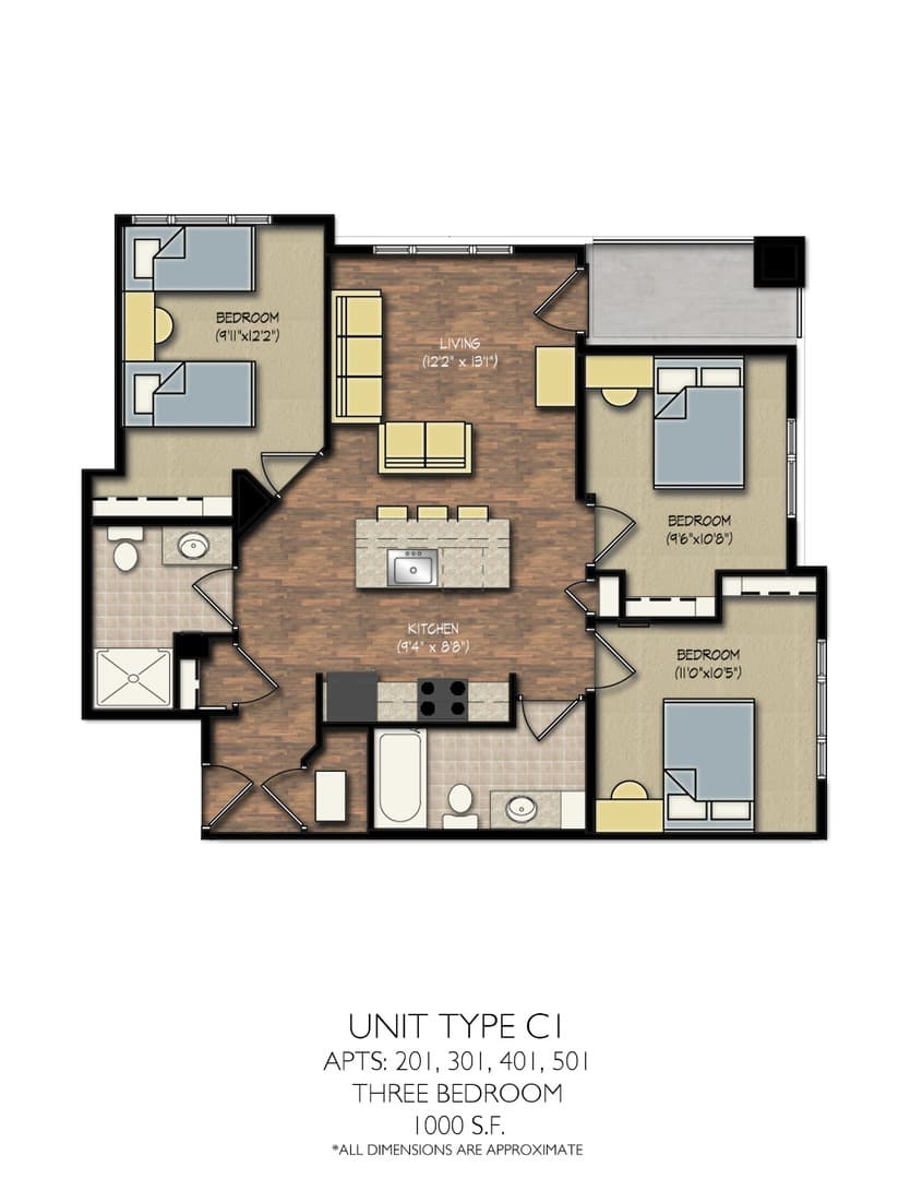 Madison Apartment: 210-212 N. Bassett St.