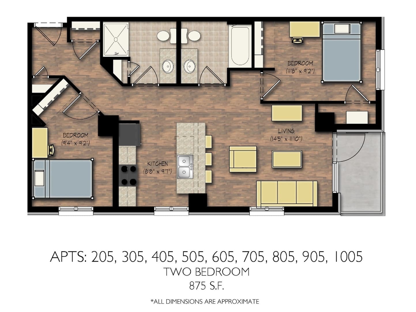 Madison Apartment: 313 N Frances St.