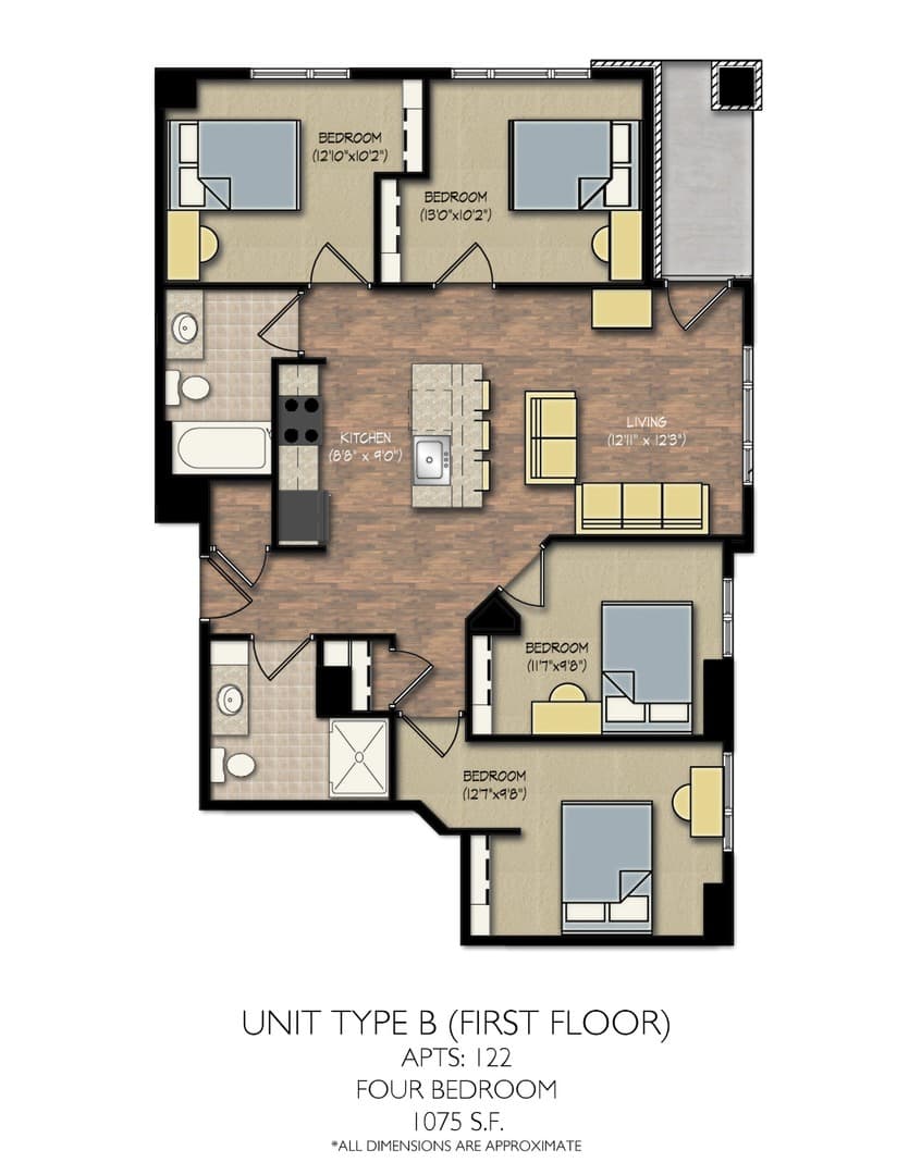 Madison Apartment: 210-212 N. Bassett St.