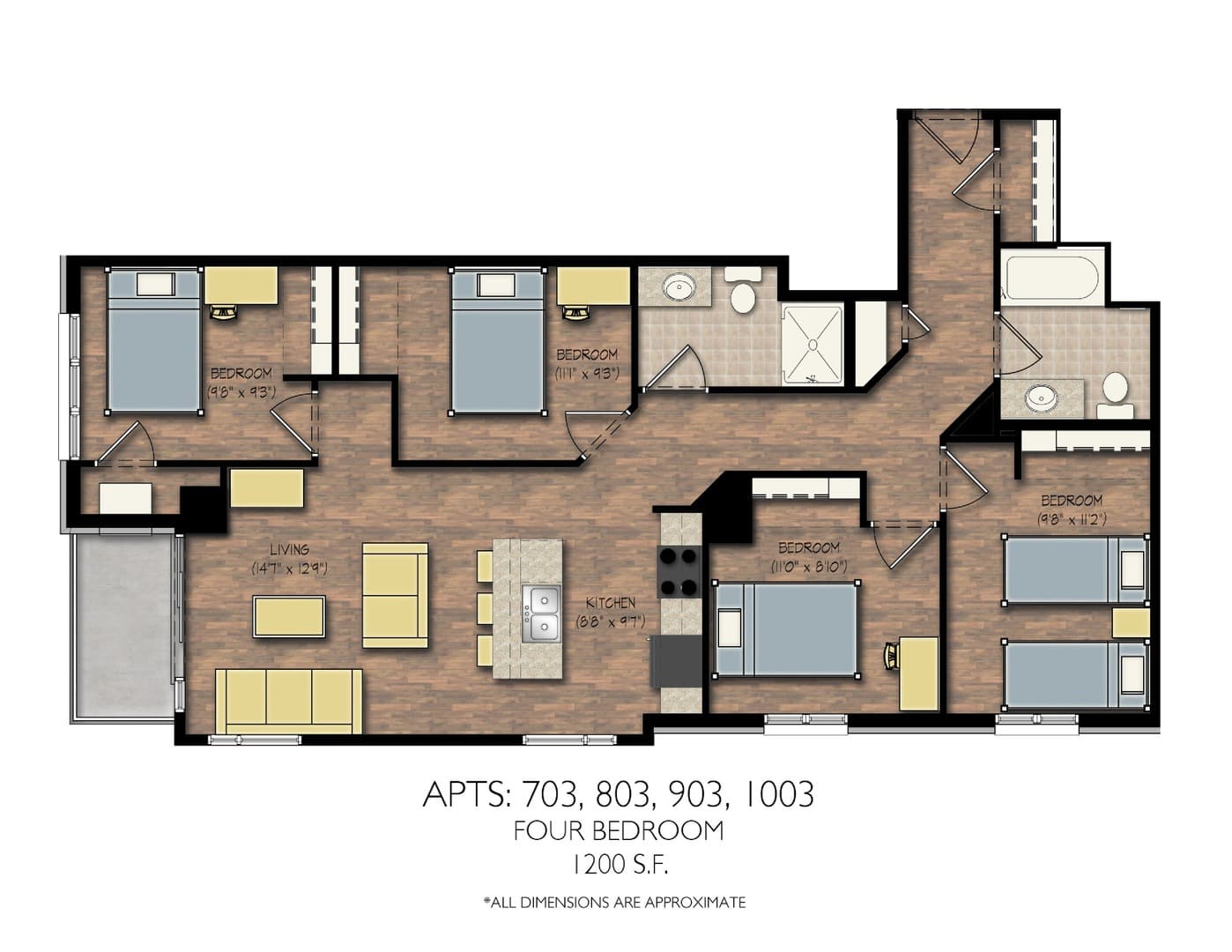 Madison Apartment: 313 N Frances St.