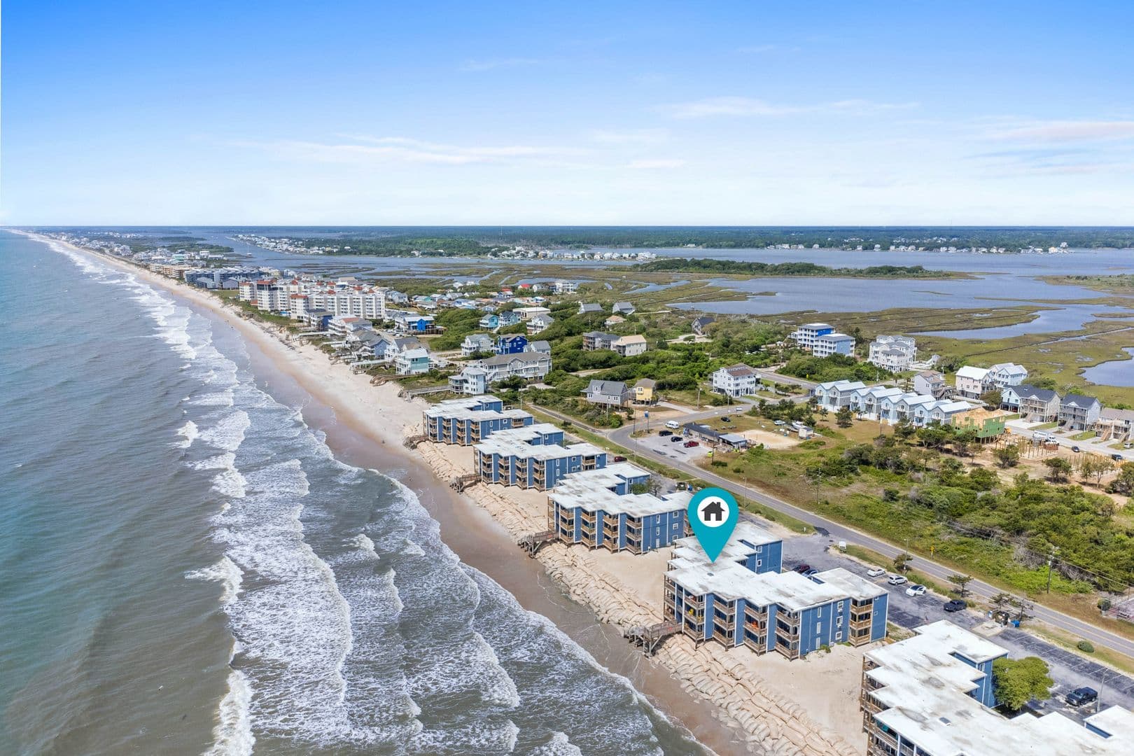 N. Topsail Beach Condo: 2210 New River Inlet Rd.