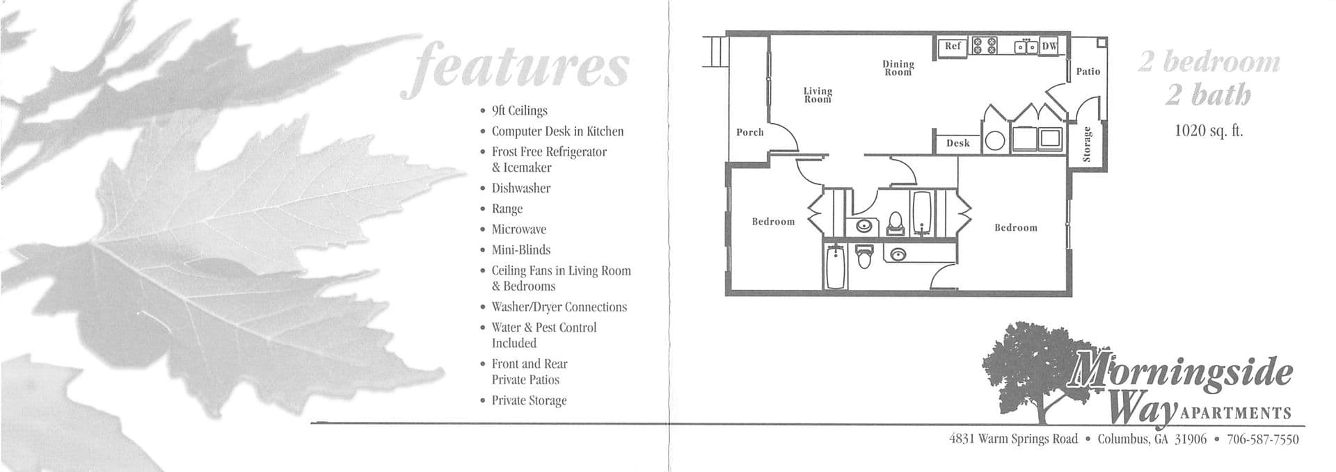Columbus Apartment: 4831 Warm Springs Road