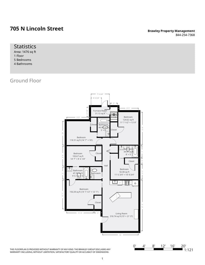 Bloomington Apartment: 705 N. Lincoln St