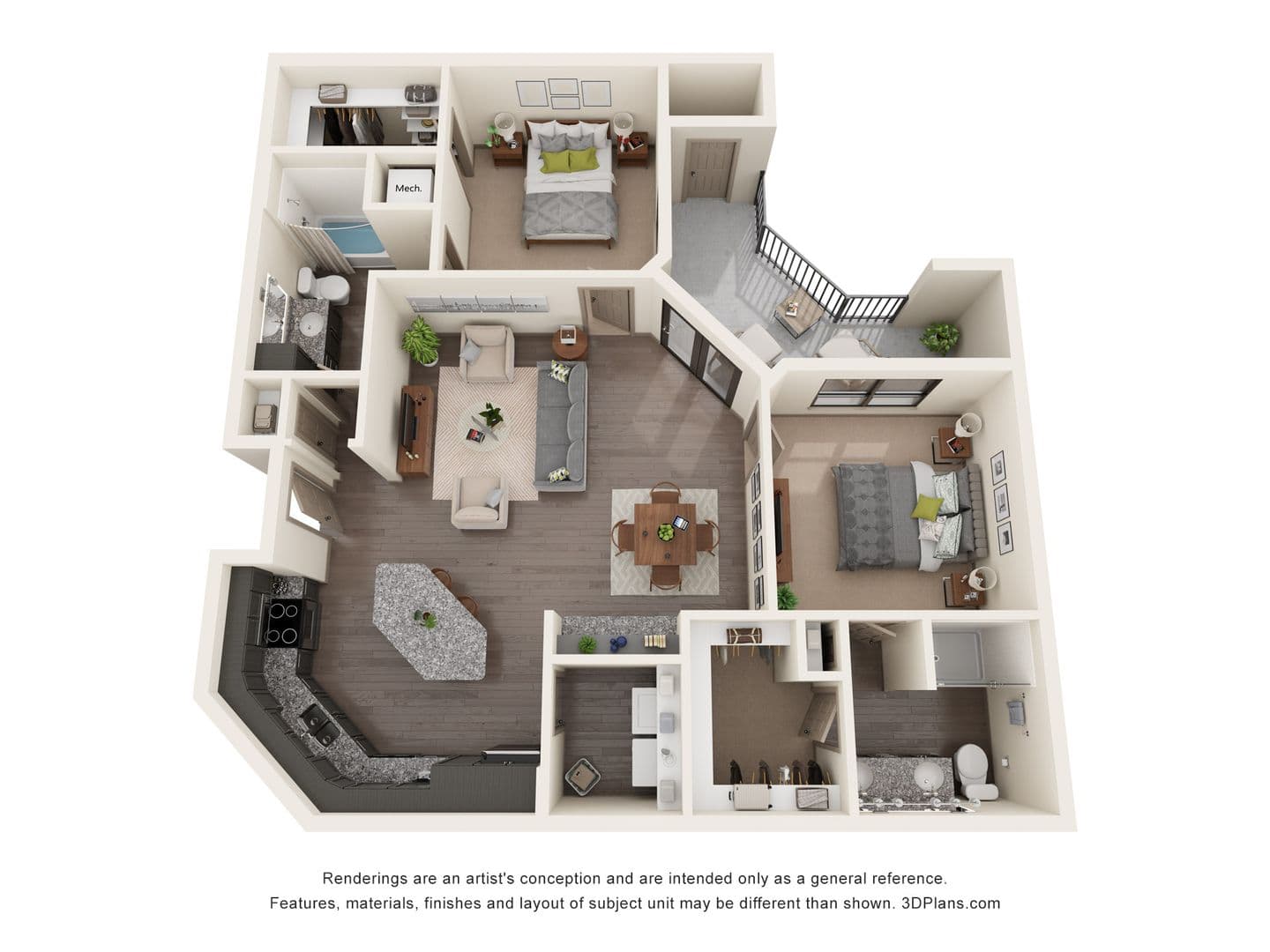 Georgetown Apartment: 120 Boselli Wy