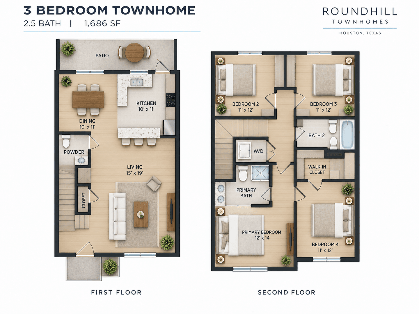 Houston Townhome: 601 Cypress Station
