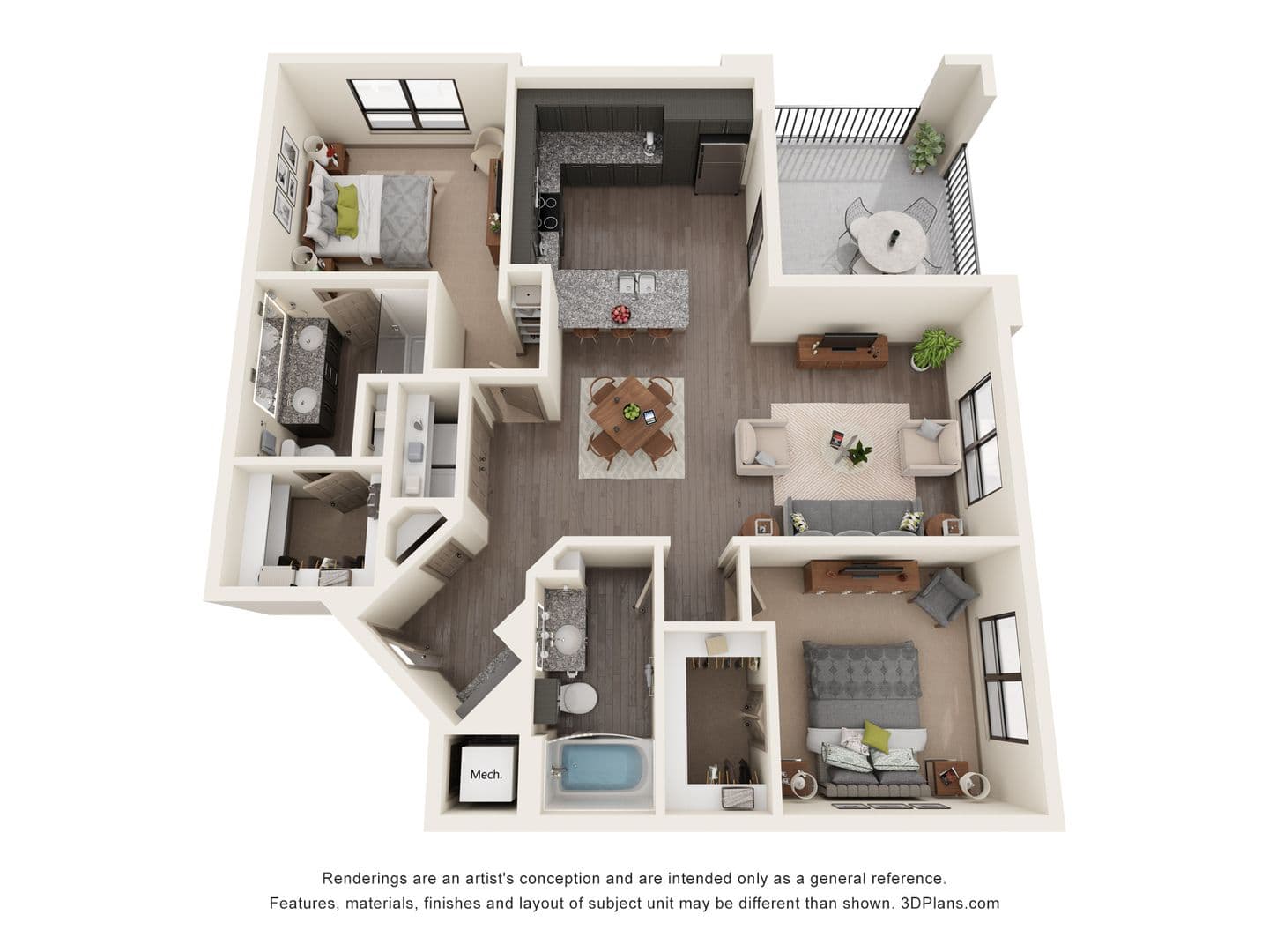 Georgetown Apartment: 120 Boselli Wy