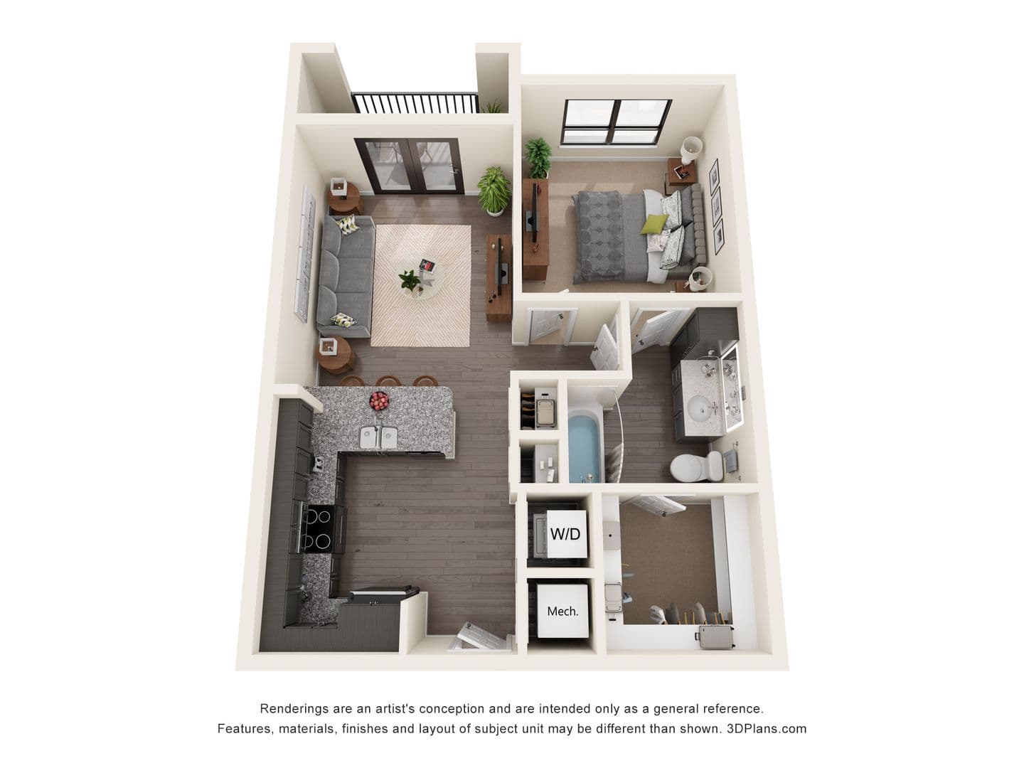 Georgetown Apartment: 120 Boselli Wy