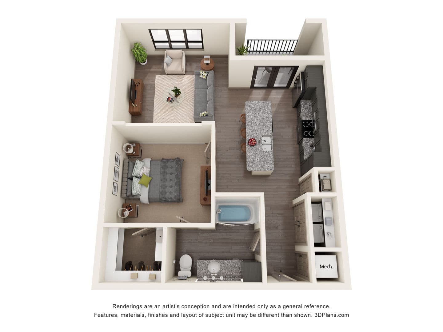 Georgetown Apartment: 120 Boselli Wy