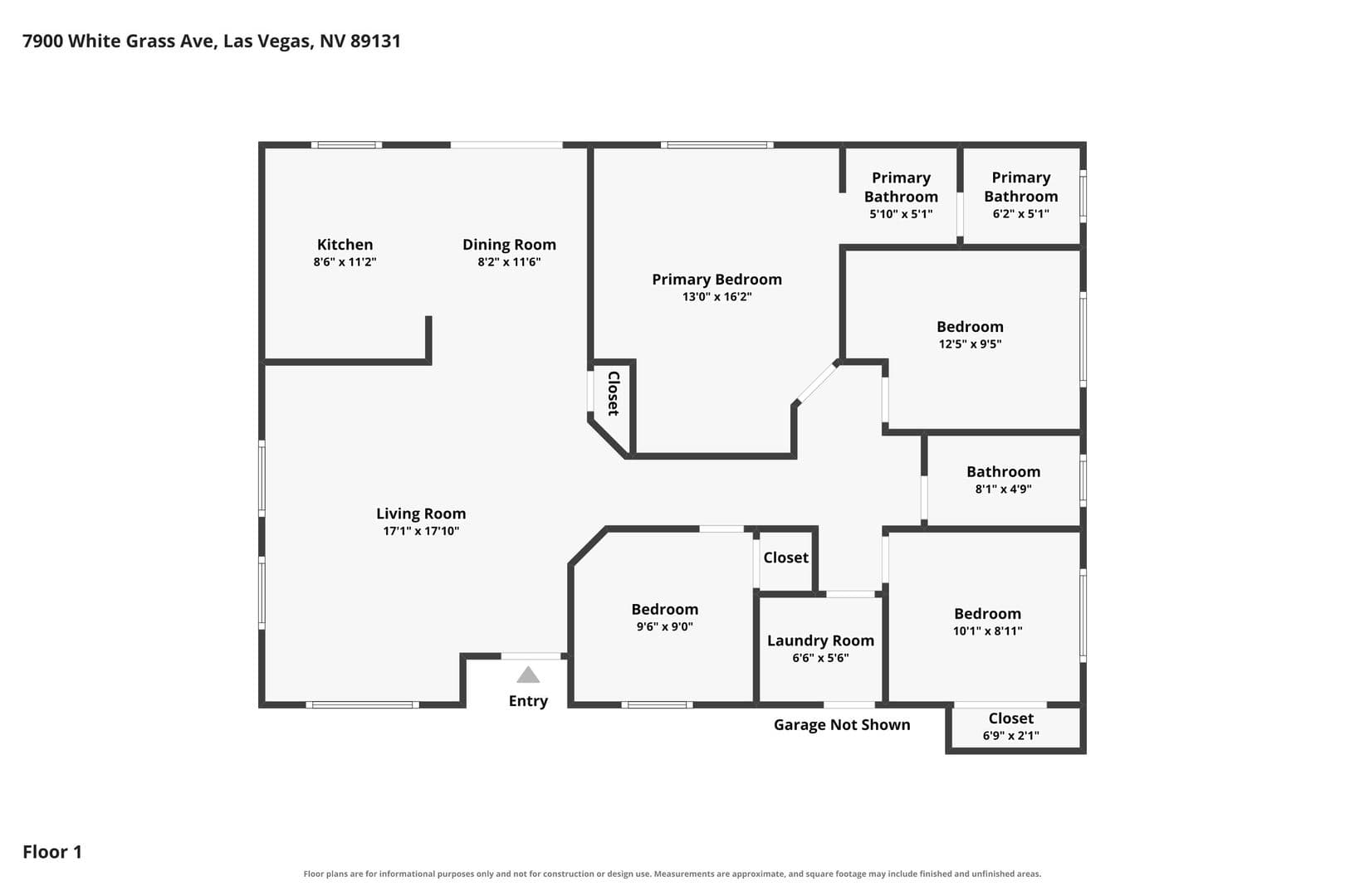Las Vegas House: 7900 White Grass Ave