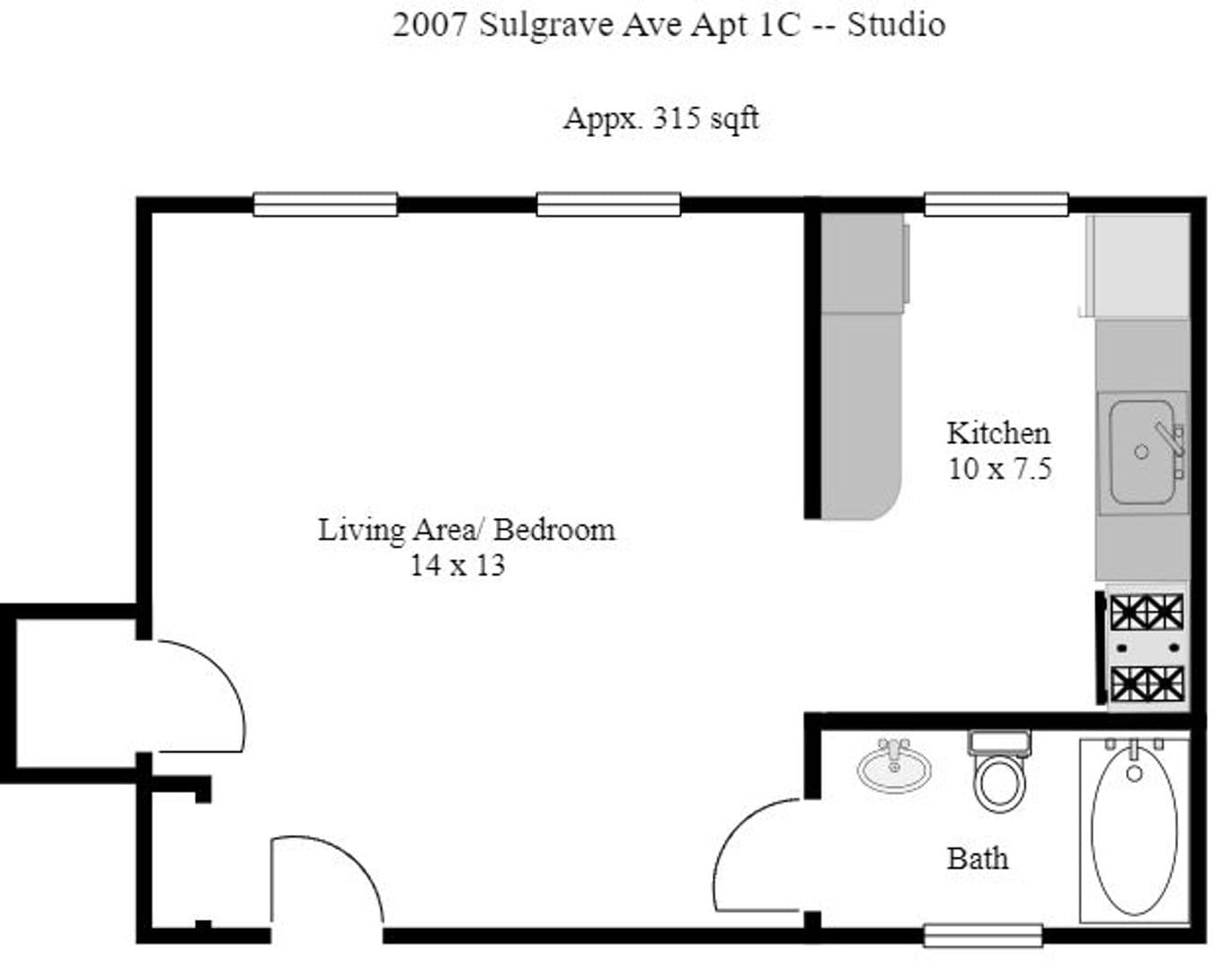 Baltimore Apartment: 2007 Sulgrave Ave