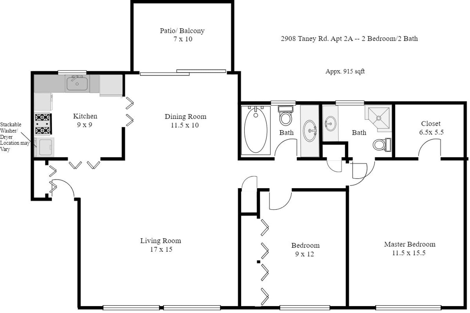 Baltimore Apartment: 2900-2926 Taney Rd