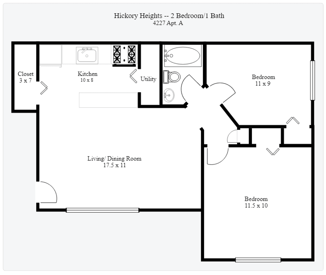 Baltimore Apartment: 4221-4233 Hickory Ave