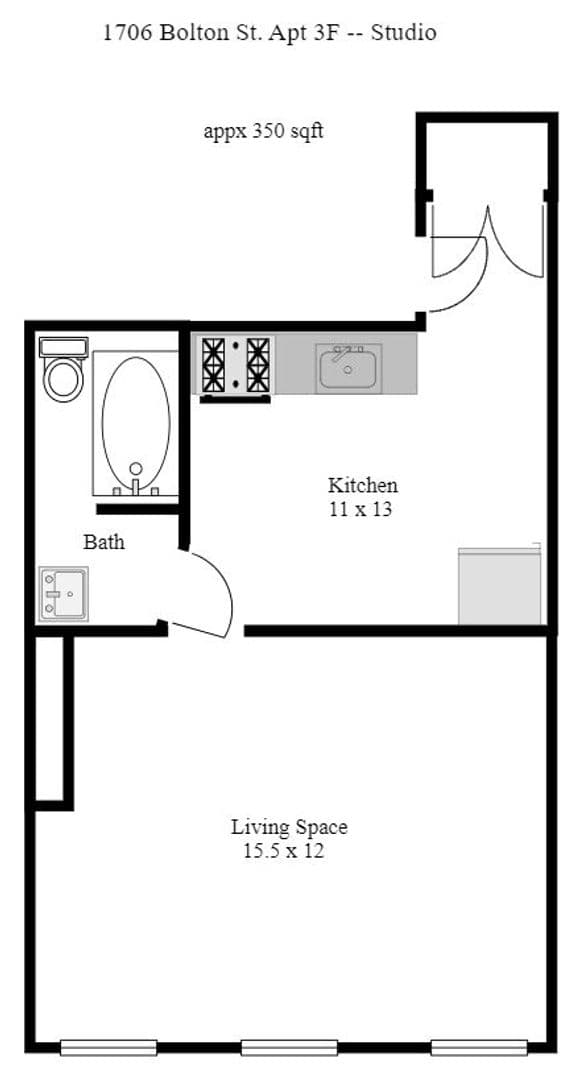 Baltimore Apartment: 1706 Bolton St