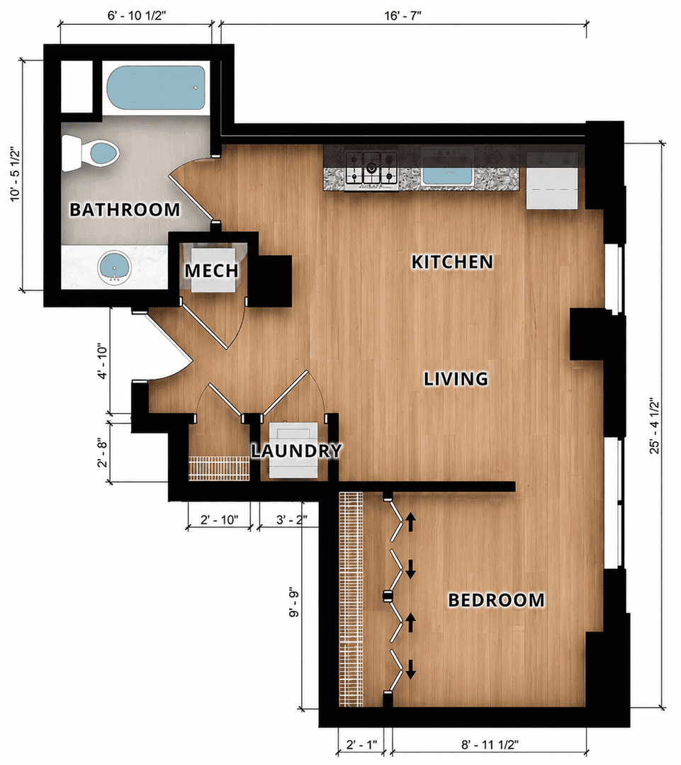 Madison Apartment: 309 S Blount st