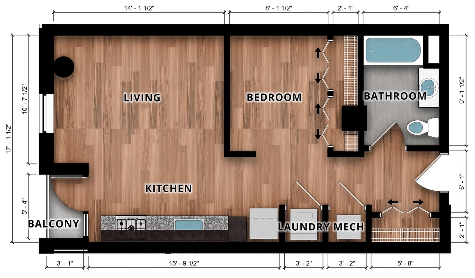 Madison Apartment: 309 S Blount st