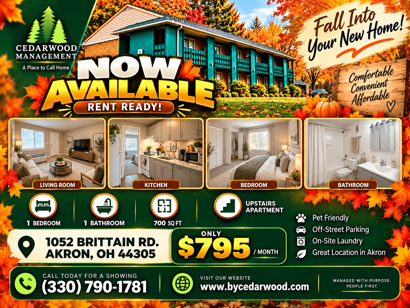 Akron Apartment: 1052 Brittain Rd