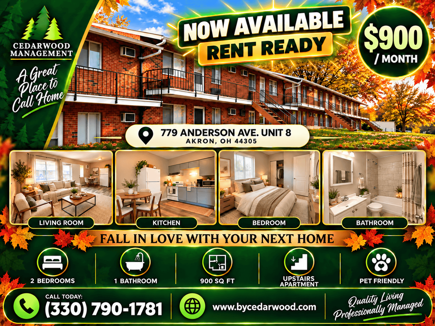 Akron Apartment: 779 Anderson Ave