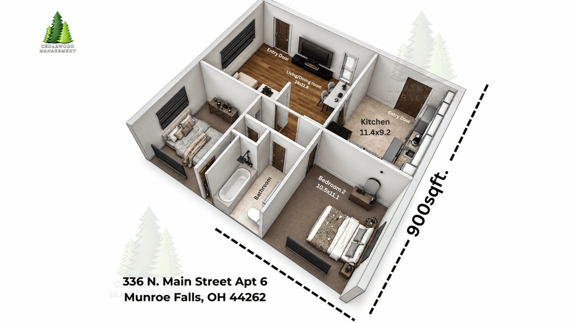 Munroe Falls Apartment: 336 N. Main Street