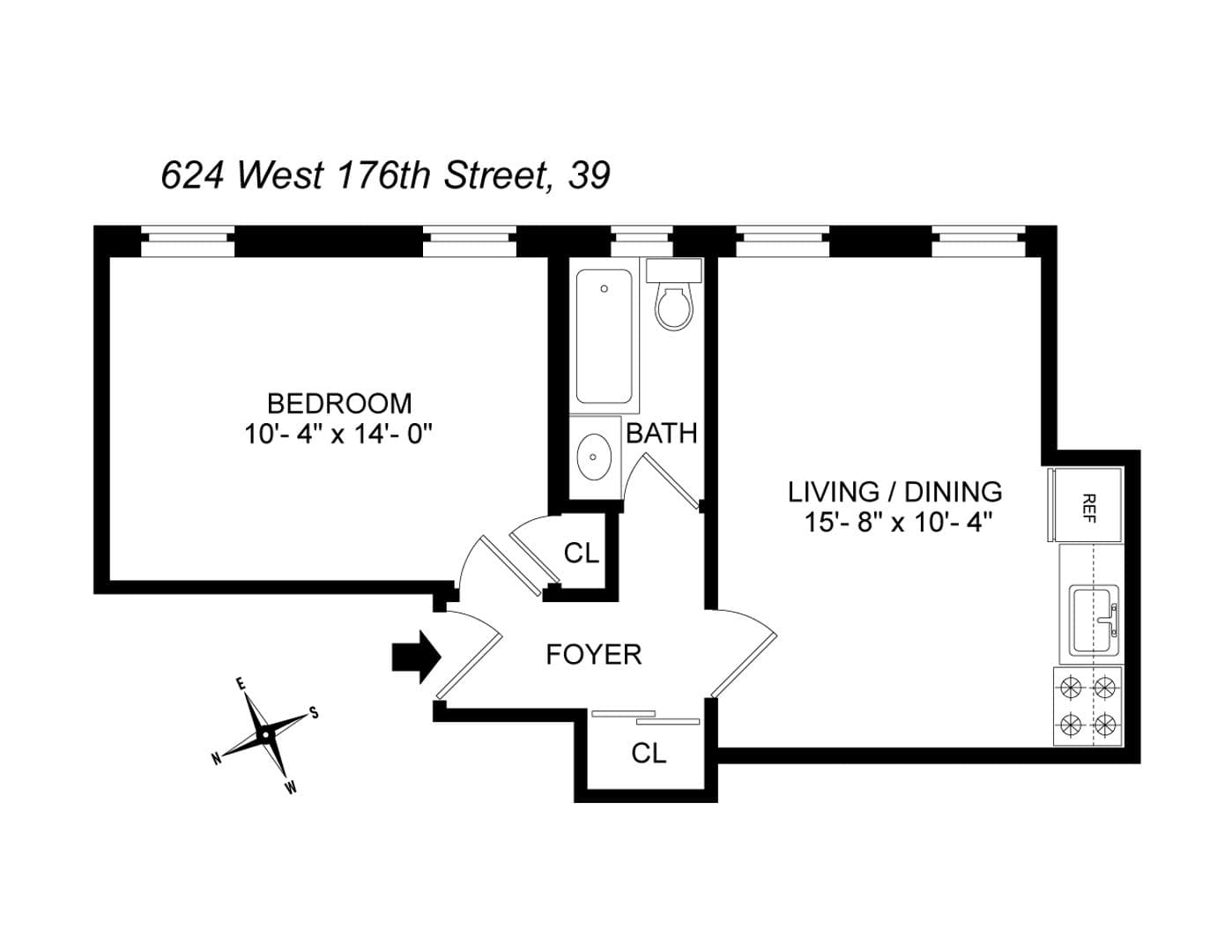 New York Apartment: 624 W 176th St