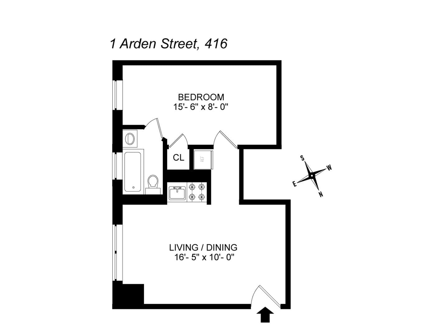 New York Apartment: 1 Arden Street