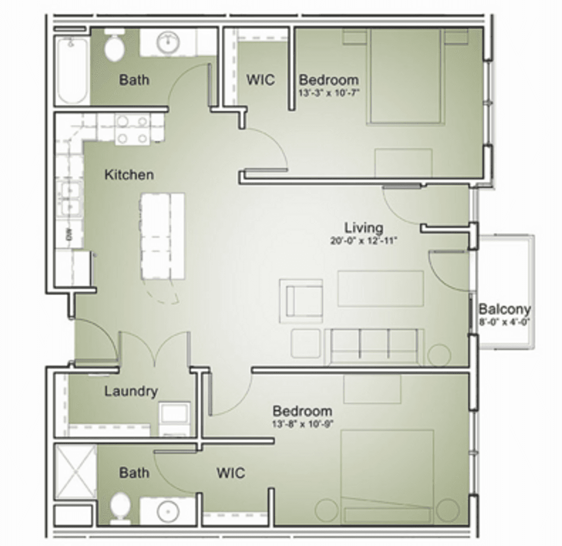 Mankato Apartment: 1050 Marsh Street