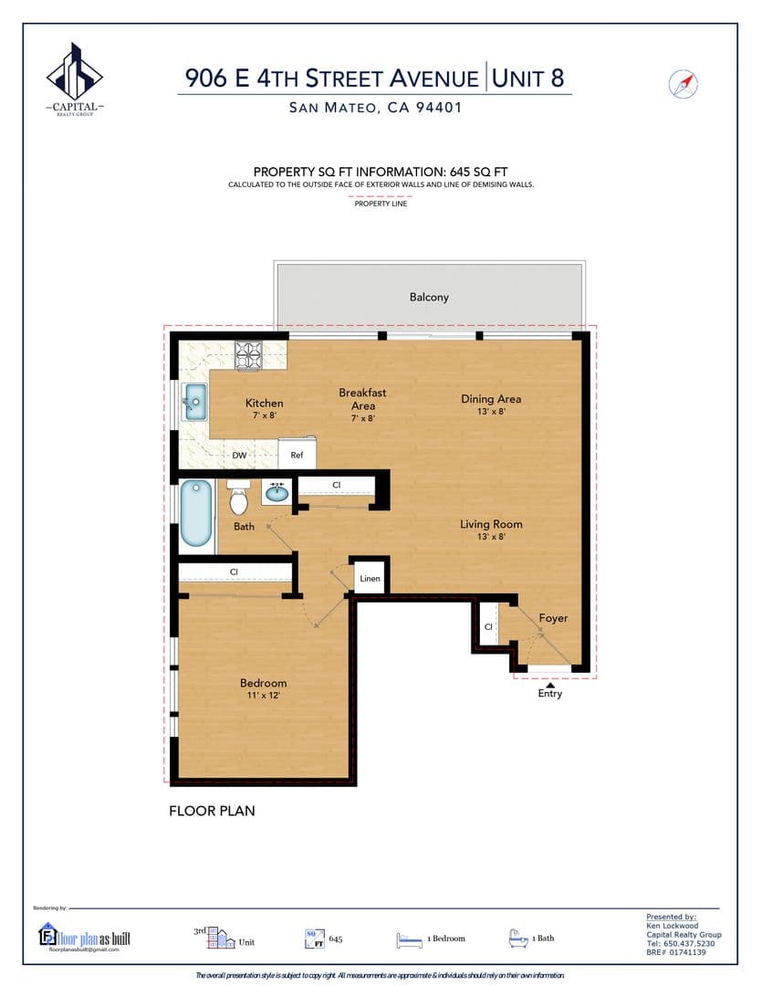 San Mateo Apartment: 906 E. 4th Avenue