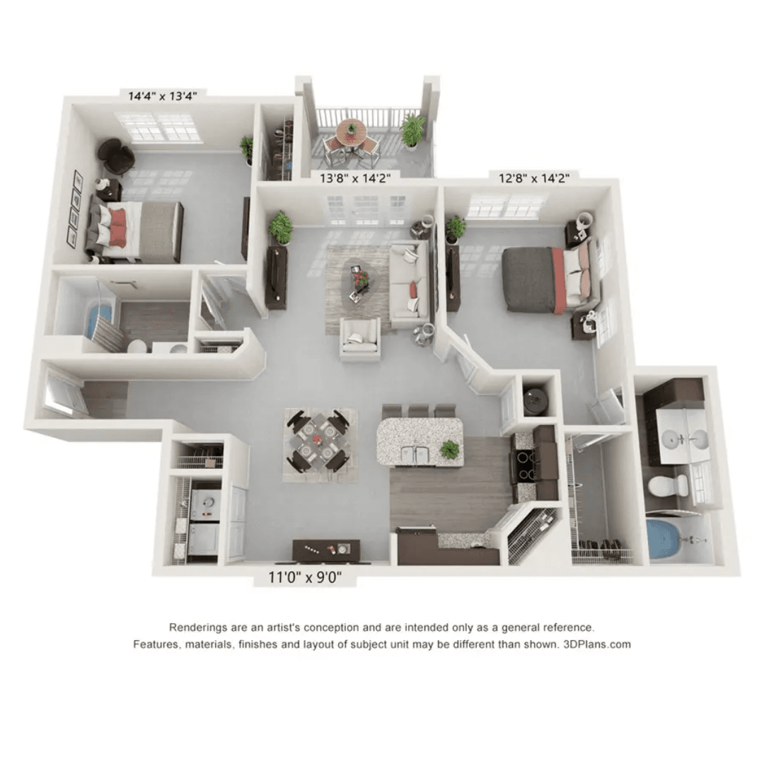 Harrisonburg Apartment: 2015 Reserve Circle