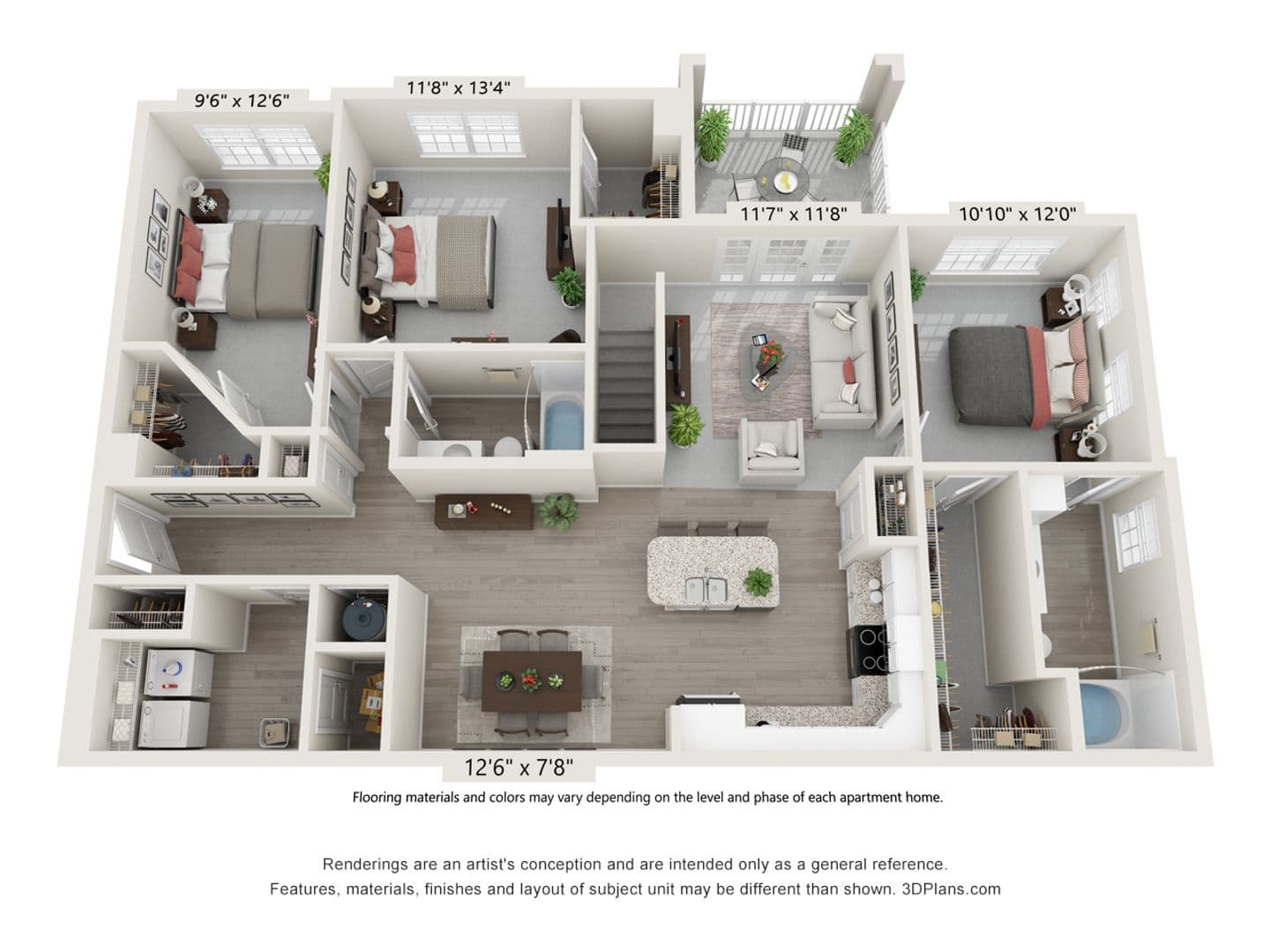 Harrisonburg Apartment: 2015 Reserve Circle